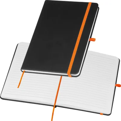 Produktbild von Notizbuch / mit Kunstlederumschlag / DIN A5 / 192 Seiten / Farbe: orange