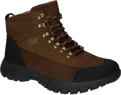 Produktbild von AMERICAN CLUB CY123 Warme Herren-Stiefeletten aus Echtleder, Trekking-Winterstiefel, Coffee 44
