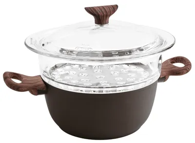 Obrázek produktu pro SAMBONET Rock & Rose parní hrnec s víkem 20 cm