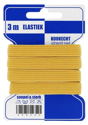 Produktbild von 3 m Gummiband 10 mm elastisches Band Wäscheband Farbwahl