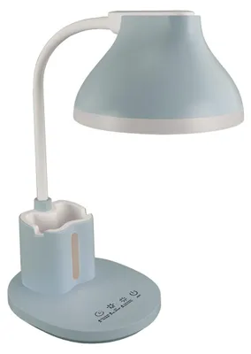 Productafbeelding van LED-bureaulamp met instelbare lichtkleur en aanraakschakelaar, blauw, DEBRA Ideus 04232