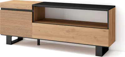 Immagine prodotto di COZY Mobile TV Soggiorno, 150x35x57cm, Per TV fino a 65, Design industriale, Rovere
