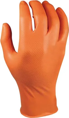 Produktbild von Handschuh Grippaz,orange, Gr.L, Box a 50 Stück
