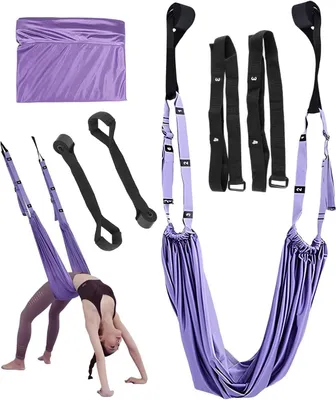 Produktbild von Aerial Yogahandtuch und Stretchband für Yoga und Pilates
