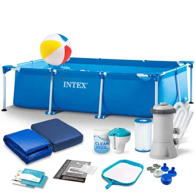 Obrázok produktu pre Basen Ogrodowy Stelaňľowy 260 X 160 X 65 Cm Zestaw 15W1 Intex 28271