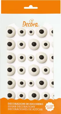 Obrázek produktu pro Cukrová dekorace oči 30ks