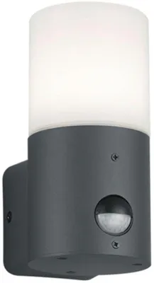 Productafbeelding van 222260142 Buitenwandlamp, aluminium, antraciet/wit, bewegingsmelder