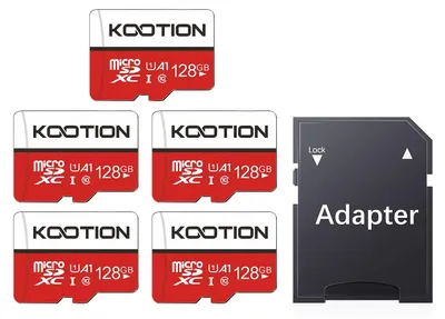 Obrázok produktu pre Solidchoice – 128 GB Micro SD karty, 5 kusov s adaptérom