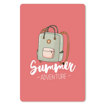 Produktbild von MuchoWow® Mauspad Mousepad Sommer - Koffer - Grau 40x60 cm - Mousepads - Maus Mat - Pad - Mausunterlage - Schreibtisch Accesoire