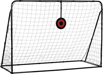 Productafbeelding van Famanu voetbalterugslagnet - Verstelbaar en verplaatsbaar doel met grondpennen - 213 x 150 x 100 cm