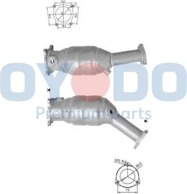 Produktbild von Oyodo Katalysator Kat für AUDI A6 Avant (4F5, C6) Euro 4 (D4) 10N0104-OYO