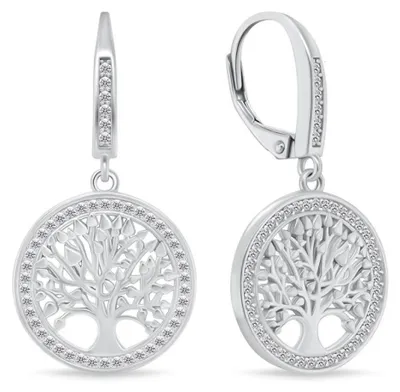 Immagine prodotto di Orecchini in argento moda albero della vita EA69