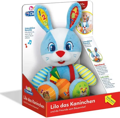 Produktbild von Clementoni 59107 - baby - Lilo das Kaninchen, interaktives Spielzeug