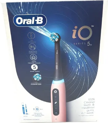 Zdjęcie produktu dla Oral-B iO 5N Elektryczna szczoteczka do zębów Rose Connected Bluetooth 1 szczoteczka 1