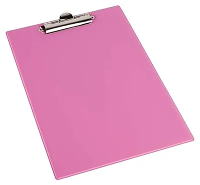 Produktbild von Klemmbrett-Mappe A4 mit kräftiger Klemme (pastellrosa, A4)