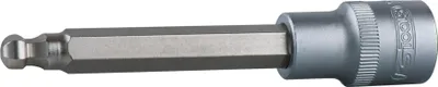 Produktbild von KS Tools 1/2 Bit-Stecknuss Innensechskant mit Kugelkopf, lang, 12 mm, 200 mm