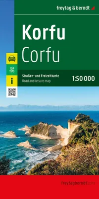 Produktbild von freytag & berndt Straßenkarte Korfu 1:50.000