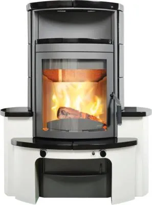 Produktbild von Kaminbausatz Hark Avenso GT ECOplus Keramik schwarz 8 kW