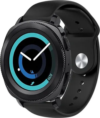 Produktbild von Strap-it Samsung Gear Sport Sportarmband (Schwarz)