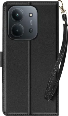Immagine prodotto di Avizar, Custodia a portafoglio Xiaomi Redmi 15C con supporto magnetico, nero