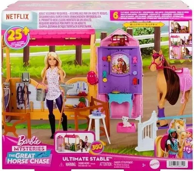 Zdjęcie produktu dla Barbie stadnina koni zestaw+lalka JDN43 /1
