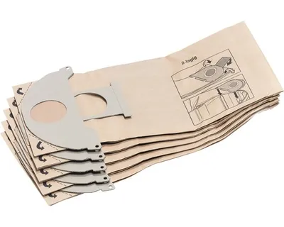 Obrázek produktu pro Kärcher 6.904-143.0, Prachový sáček, Hnědá, Papír, - SE 2001 - SE 3001, 150 mm, 240 mm