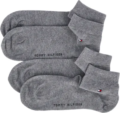 Obrázok produktu pre Tommy Hilfiger Quater, Vysoké ponožky, Šedá, Dospelý, Samec, 43/46, Bavlna, Elastan, Polyamid