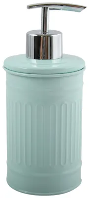 Produktbild von MSV Seifenpumpe/Spender - Metall - mintgrun - 17 cm