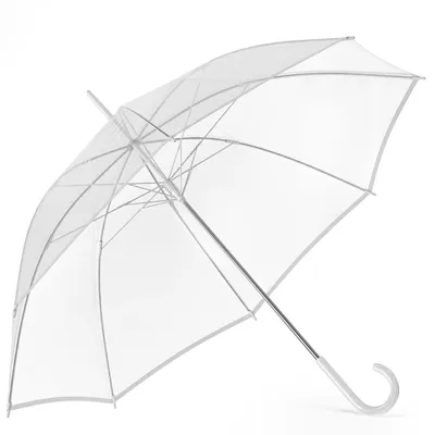 Zdjęcie produktu dla Przezroczysty parasol automatyczny XXL, parasol z trzonkiem, odporny na wiatr i rdzę; przezroczysty parasol automatyczny dla kobiet i mężczyzn