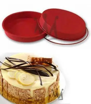 Produktbild von SILIKOMART Springform Ø 18 cm Tortenform Backform Silikonform Neu Classic Anello