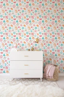 Produktbild von Coloray Fototapete 250x104 cm Latextapete Magicstick - UTENSILFULE MARINE ANCHOR CRESSSTARS