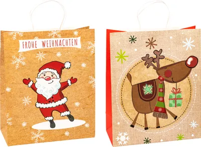 Produktbild von TSI Geschenktaschen 26.0 x 32.0 cm Motiv sortiert
