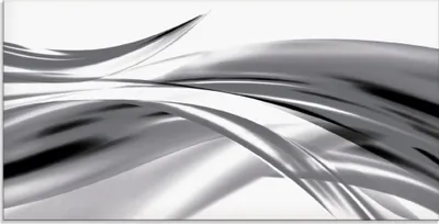 Produktbild von ARTland Glasbild Schöne graue Welle - Abstrakt Größe: 60x30 cm