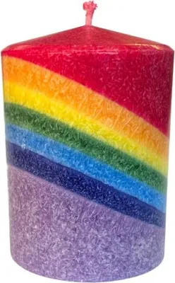 Image de Kerze \Rainbow\"""