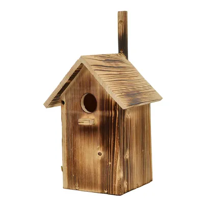 Obrázek produktu pro Skládací dřevěná ptačí budka 25x33x13 cm na dřevo