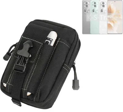 Produktbild von K-S-Trade Gürtel Tasche kompatibel mit Oppo Reno11 Global Gürteltasche Holster Schutz Hülle Handy Hülle Smartphone outdoor Handy-Hülle schwarz