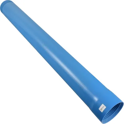 Produktbild von Agora-Tec® Brunnenrohr (Filterrohr) 4 Zoll DN 100 blau 1 Meter Schlitzweite (SW 0,5mm)