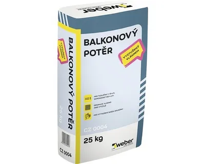 Obrázek produktu pro Balkonový potěr WEBER CZ 0004 25 kg