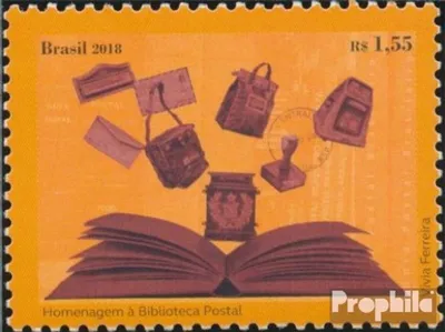 Produktbild von Briefmarken Brasilien 2018 Mi 4538 (kompl.Ausg.) postfrisch Postbibloithek