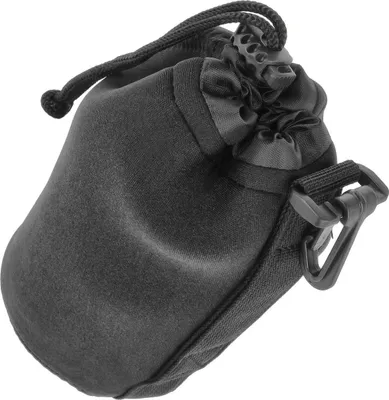 Produktbild von Minadax Neopren Objektivtasche mit Gurtclip, L (Large) ø 90mm x H 170mm - in schwarz