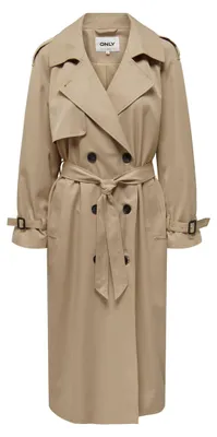 Productafbeelding van ALLEEN BIJ ONLCHLOE: Trenchcoat, model Double B. OTW NOOS
