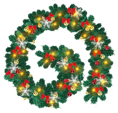 Immagine prodotto di Luci natalizie Ikodm, 5 metri, ghirlanda natalizia con 100 LED bianco caldo, alimentazione USB, con telecomando e 8 modalità di illuminazione, ideali per Natale