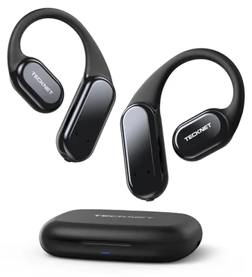 Zdjęcie produktu dla Słuchawki otwarte, Bluetooth, przewodnictwo kostne, bezprzewodowe, 60 godzin pracy na baterii, szybkie ładowanie, IP68 (wodoszczelne), lekkie, sportowe, bezprzewodowe