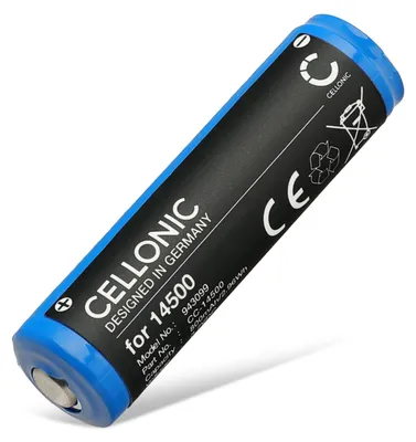 Produktbild von CELLONIC, Akku für Taschenlampe kompatibel mit Ledlenser P5R Core, MH5, ML4 (800mAh, 3.7V) 1x Ersatzakku 14500