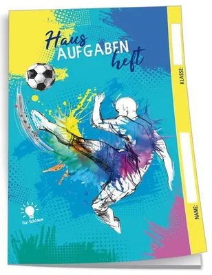 Produktbild von Trötsch Hausaufgabenheft für Schlaue Fußball