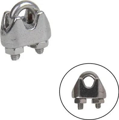 Produktbild von Seilklemmen AISI316 aus Edelstahl 2-3mm Drahtseilklemmen Meerwasser geeignet