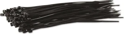 Produktbild von KSS Kabelbinder-Sortiment Polyamid 6.6, schwarz, 142x2,5, UV-beständig, 100 Stück