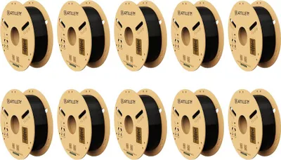 Produktbild von Artillery PLA 3D Drucker Filament 1.75mm 10KG Schwarz - Hohe Präzision, Umweltfreundlich, Blasenfrei, Mehrfarbig, Ideal für Modelle & Mechanikteile