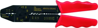 Produktbild von HaWe Kabelschuh-Presszange 4000.9 Quetschzange, Crimpzange, Verbinder isoliert und unisoliert - 220mm