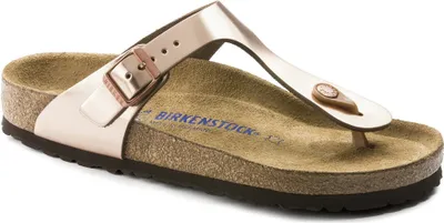 Produktbild von Birkenstock Gizeh Kids BS Electric Metallic Copper (narrow) Rosa - Große 37